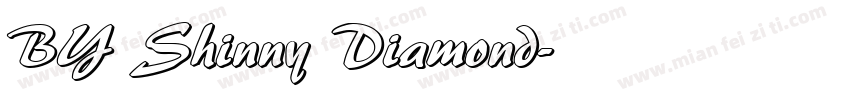 BY Shinny Diamond字体转换